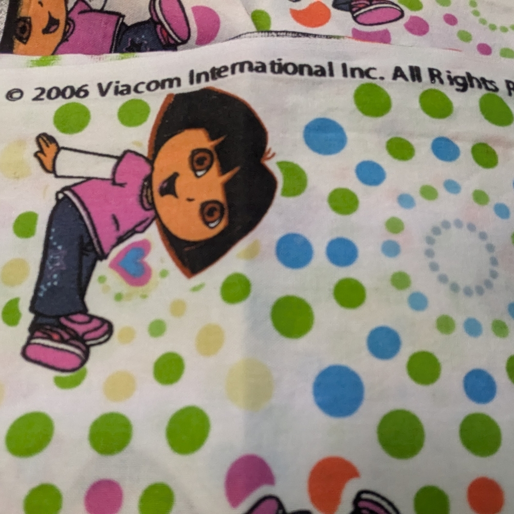 Dora the Explorer Licensed Cotton Fabric - 44" x 51"